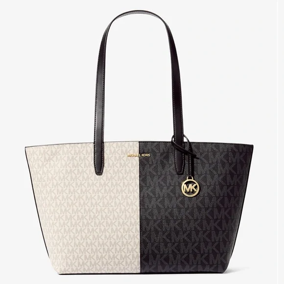 Michael Kors Jet Set Medium Two-Tone Logo Tote Shoulder Bag
BLACK COMBO
NWT - Picture 4 of 16